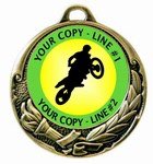 Motocross Medal 2-3/4&quot;