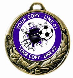 Soccer Medal 2-3/4&quot;