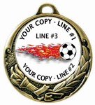 Soccer Medal 2-3/4&quot;