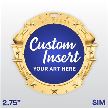 Custom Full Color Insert Medal | Custom Printed Medal