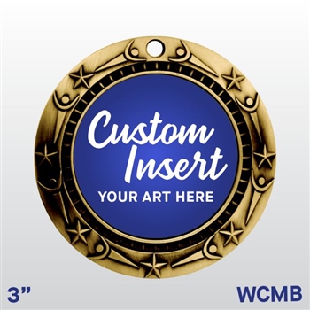 Custom Full Color Insert Medal | Custom Printed Medal