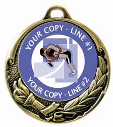 Wrestling Medal 2-3/4&quot;