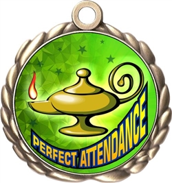 Perfect Attendance Award Medal