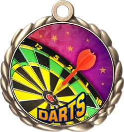 Darts Award Medal