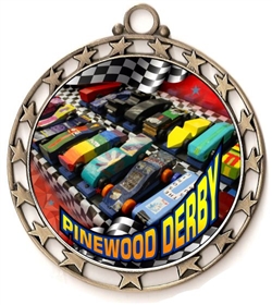 Pinewood Derby Award Medal