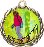 Snowboarding Award Medal