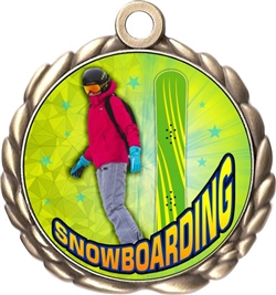 Snowboarding Award Medal