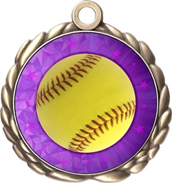 Softball Award Medal