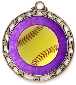 Softball Award Medal