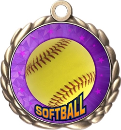 Softball Award Medal