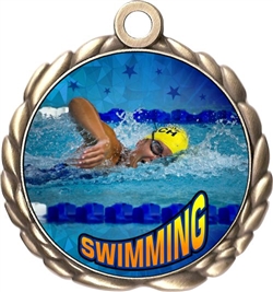 Swimming Award Medal