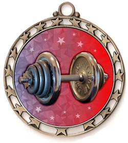 Weight Lifting Award Medal