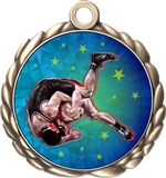 Wrestling Award Medal