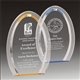 Oval Acrylic award