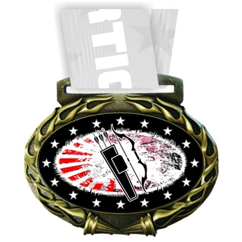 Archery Medal in Jam Oval Insert | Archery Award Medal