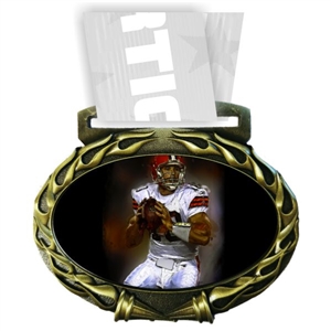 Football Medal in Jam Oval Insert | Football Award Medal