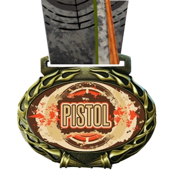 Shooting Medal in Jam Oval Insert | Shooting Award Medal