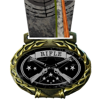 Shooting Medal in Jam Oval Insert | Shooting Award Medal