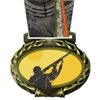 Shooting Medal in Jam Oval Insert | Shooting Award Medal