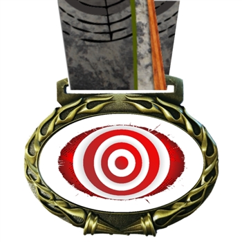 Shooting Medal in Jam Oval Insert | Shooting Award Medal