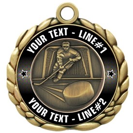 Hockey Medal 2-1/2"