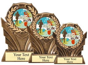 Mud Run Resin Trophy