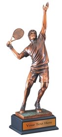 Tennis Resin Award Trophy
