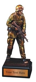 Military Resin Award Trophy