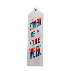 Stock Student of the Week Ribbon