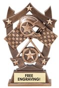 Racing Sculpted Resin Trophy