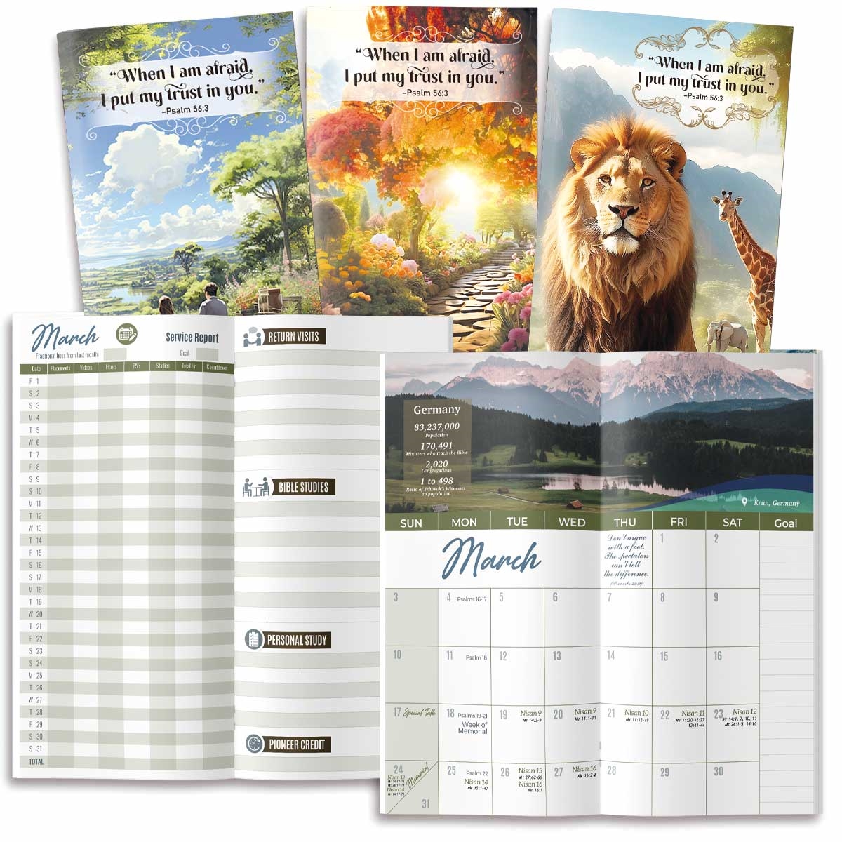Jehovah's Witness Calendar 2024 | JW Theocratic Scheduler