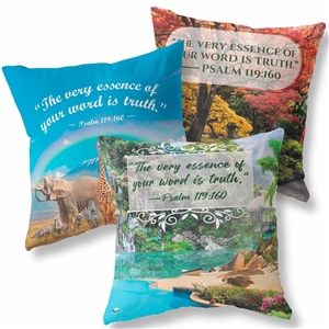 Psalm 119:160 Cushion Cover for Jehovah's Witnesses (pillow NOT included)