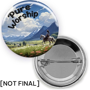 Convention Lapel Buttons for Kids Featuring the regional convention theme "Pure Worship"