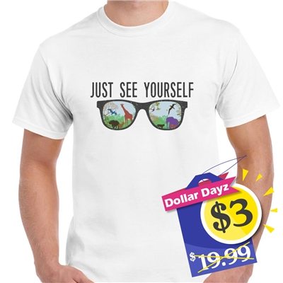 "Just see yourself" T-shirts
