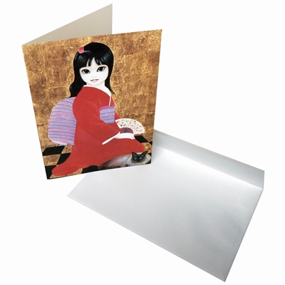 Margaret Keane Greeting Card - Toshiko