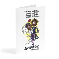 Love never fails - Illustrated Greeting Card