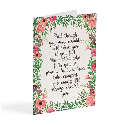 Encouraging greeting card based on the song "Jehovah's Wam Appeal: 'Be Wise, My Son."