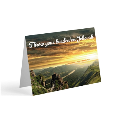 Throw Your Burden on Jehovah (Encouragement Card)