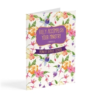 Greeting card for pioneer school featuring 2 Timothy 4:5: "Fully accomplish your ministry."