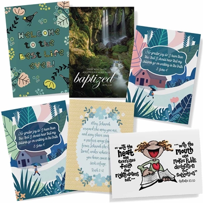 Variety of Greeting Cards for Baptism