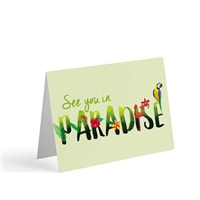 See You in Paradise - JW Paradise Greeting Card