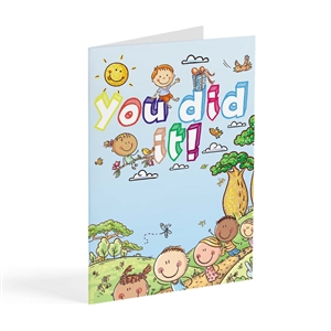 Encouraging Card for kids featuring part of the Original Song: "Jehovah's Warm Appeal: 'Be Wise, My Son"