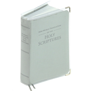 For REGULAR Bible - Clear vinyl SLIP-ON COVER for New World Translation