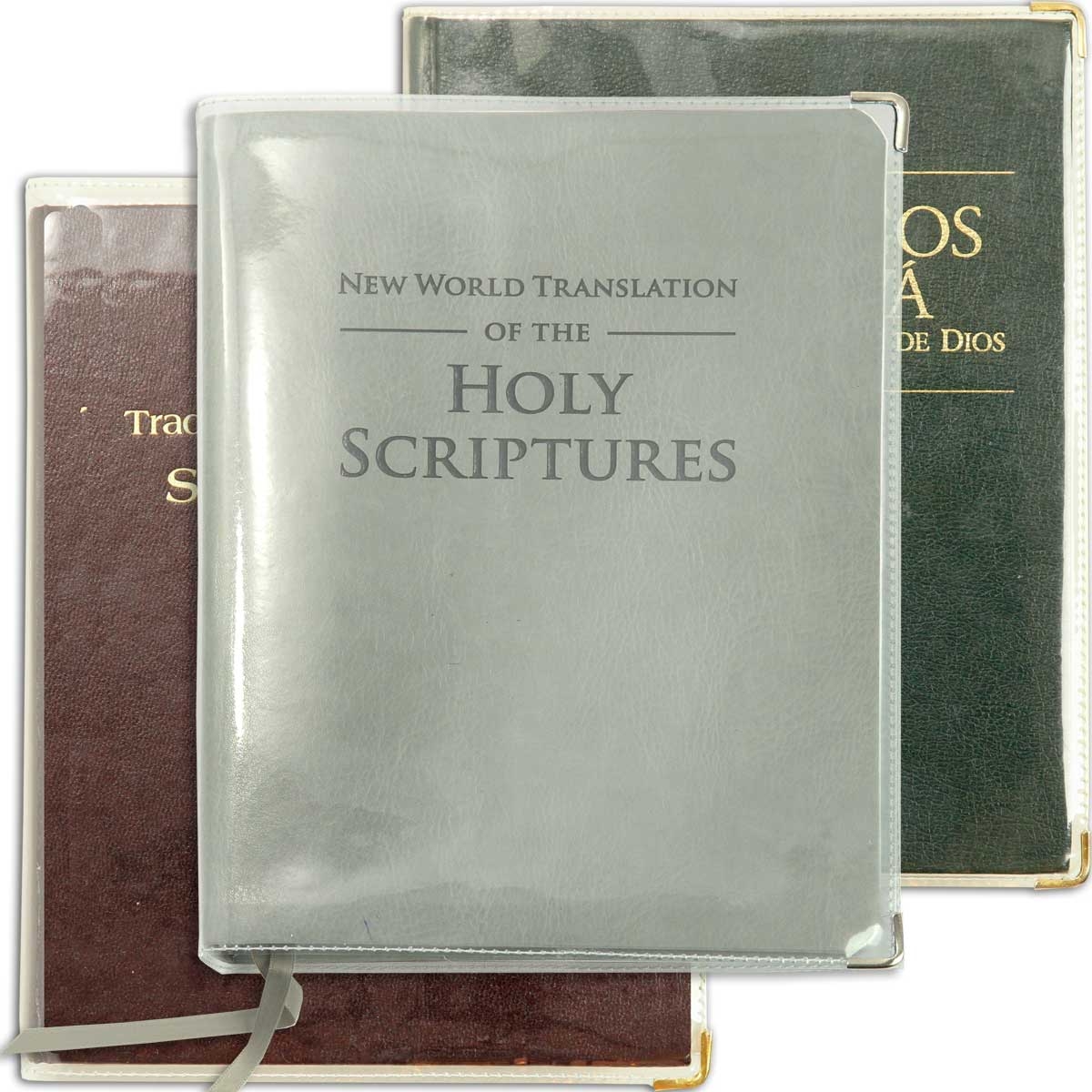Clear Vinyl NWT Bible Cover | Large Print NWT Bible Cover