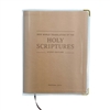 for STUDY Bible - Clear vinyl SLIP-ON COVER for Study Edition