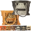 Large Animal Print Genuine Leather Purse & JW Book Bag