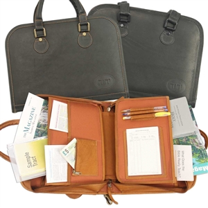 Leather Portfolio Case For Jehovah's Witness Ministry