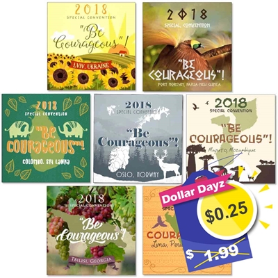 2018 convention fridge magnet for Jehovah's Witnesses Features the 2018 convention theme