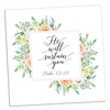 Encouraging Magnet [3" x 3"] - "He Will Sustain You" - Psalm 55:22