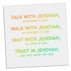 Encouraging Magnet [3" x 3"] - Talk With Jehovah